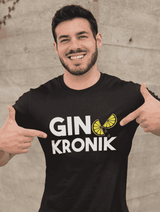 Majica za ljubitelje gina - GIN KRONIK