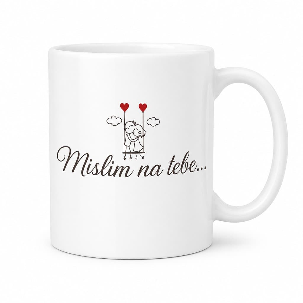 Šalica ‚Mislim na tebe...' - za zaljubljene