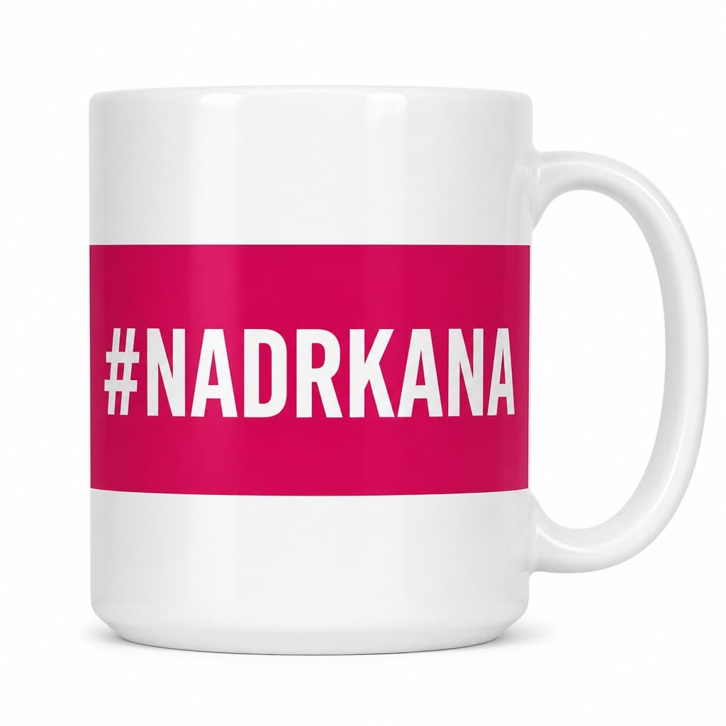 Šalica ‚#NADRKANA' - za ljude kratkog fitilja