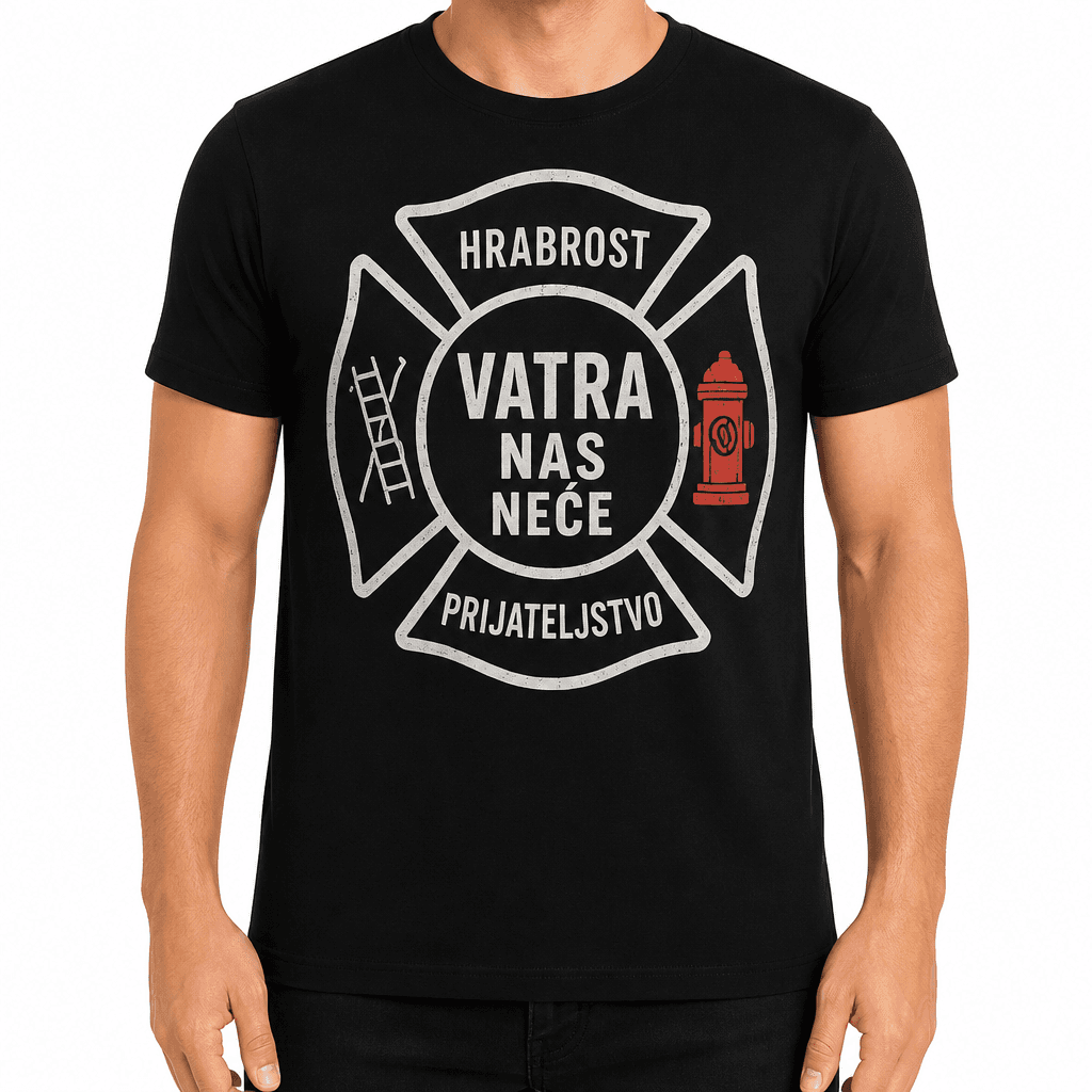 Majica za vatrogasca – Vatra nas neće