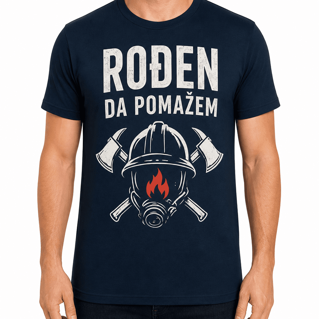 Majica za vatrogasca – Rođen da pomažem