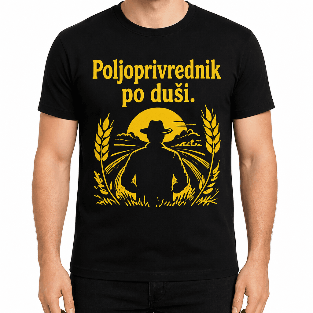 Majica za poljoprivrednika – Poljoprivrednik po duši.