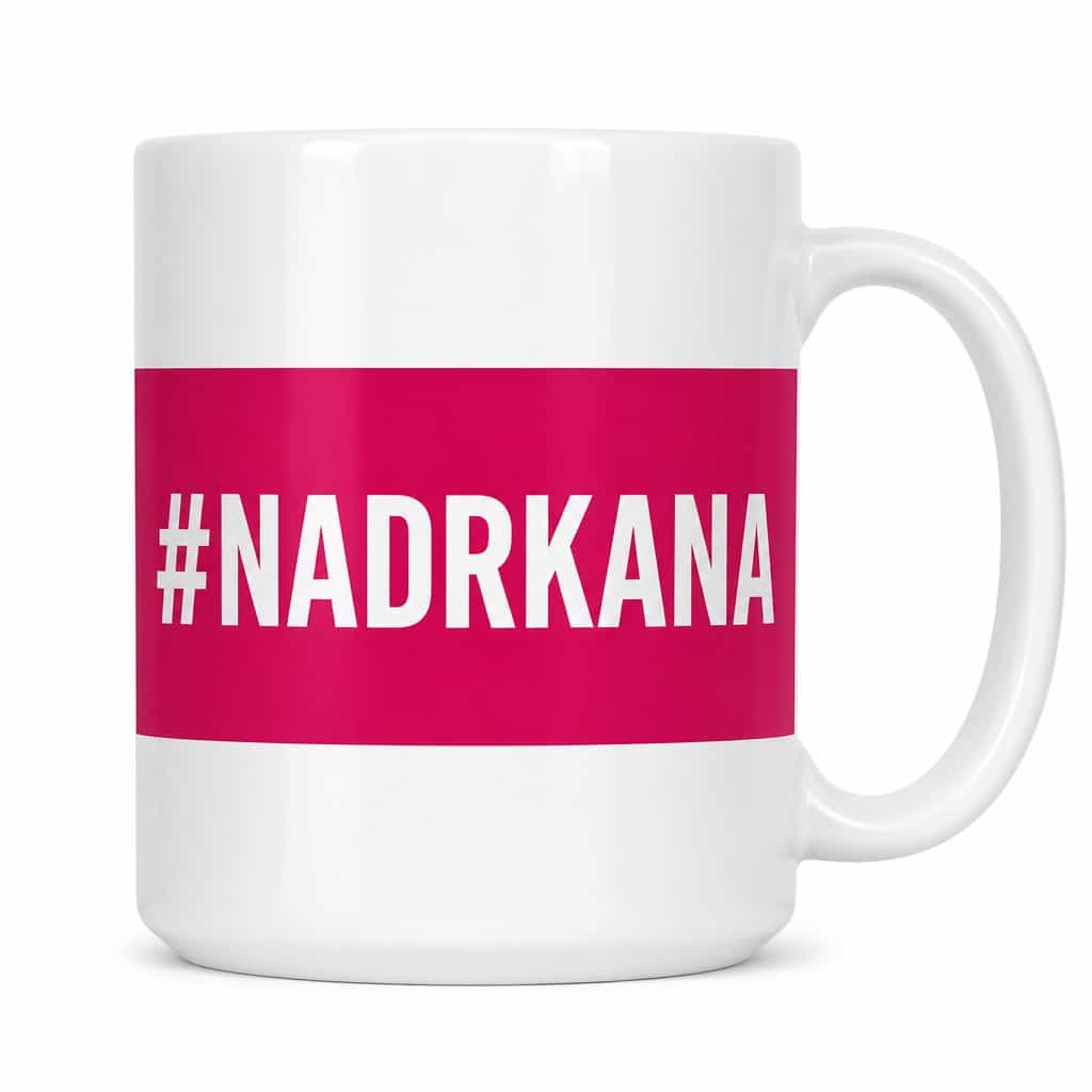 Šalica ‚#NADRKANA' - za ljude kratkog fitilja