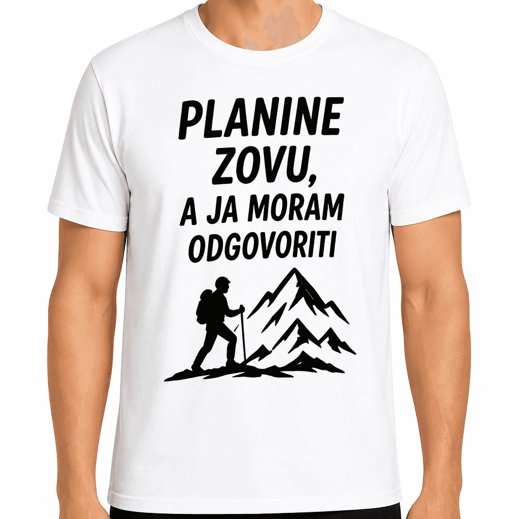 Majica za 20. rođendan – Planine zovu, a ja moram odgovoriti
