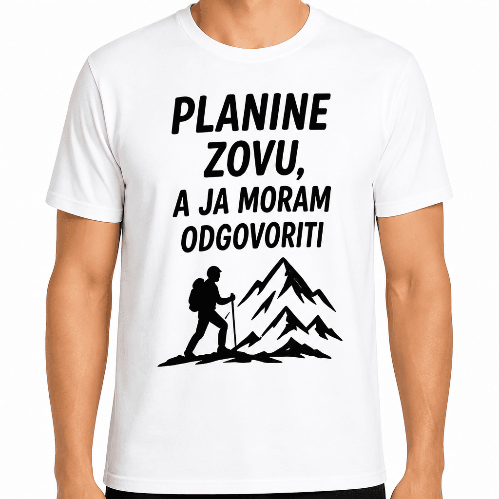 Majica za 20. rođendan – Planine zovu, a ja moram odgovoriti