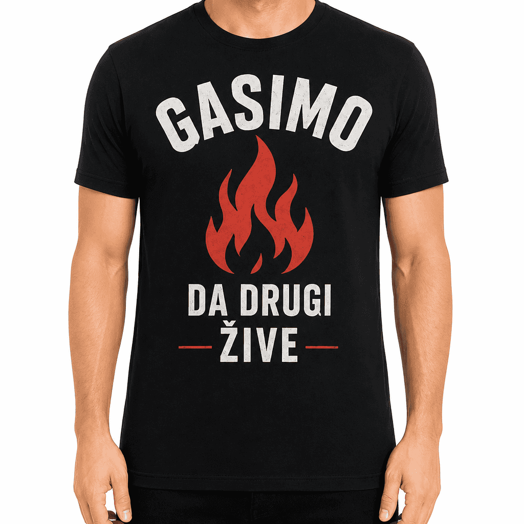 Majica za vatrogasca – Gasimo da drugi žive