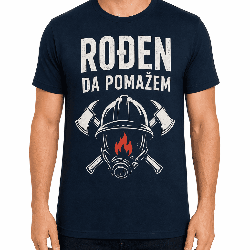 Majica za vatrogasca – Rođen da pomažem