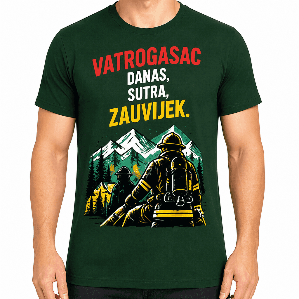 Majica za vatrogasca – Vatrogasac danas, sutra, zauvijek.
