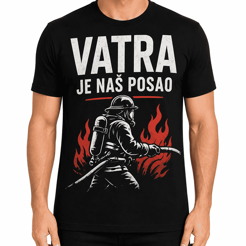 Majica za vatrogasca – Vatra je naš posao