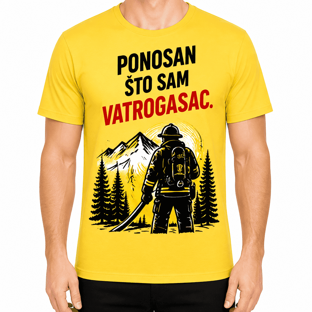 Majica za vatrogasca ā Ponosan Å”to sam vatrogasac.