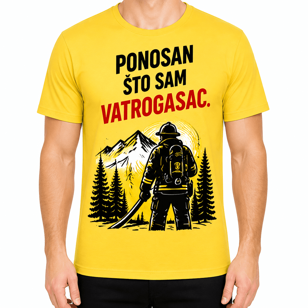 Majica za vatrogasca – Ponosan što sam vatrogasac.