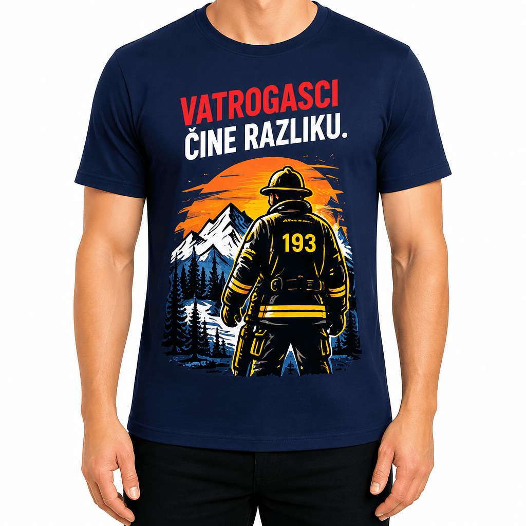 Majica za vatrogasca – Vatrogasci čine razliku.