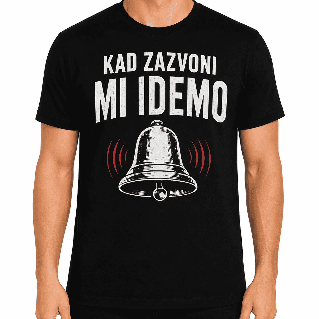 Majica za vatrogasca – Kad zazvoni mi idemo