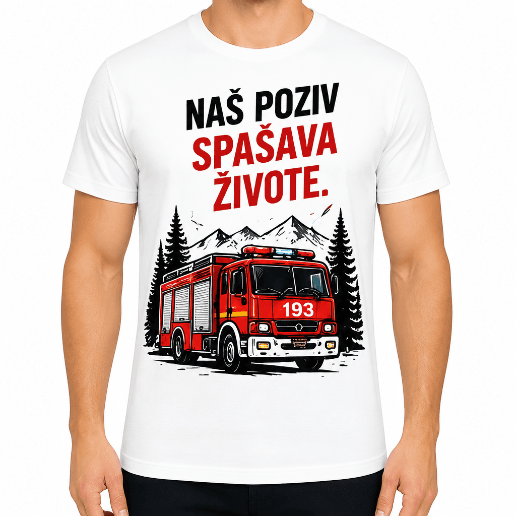 Majica za vatrogasca – Naš poziv spašava živote.