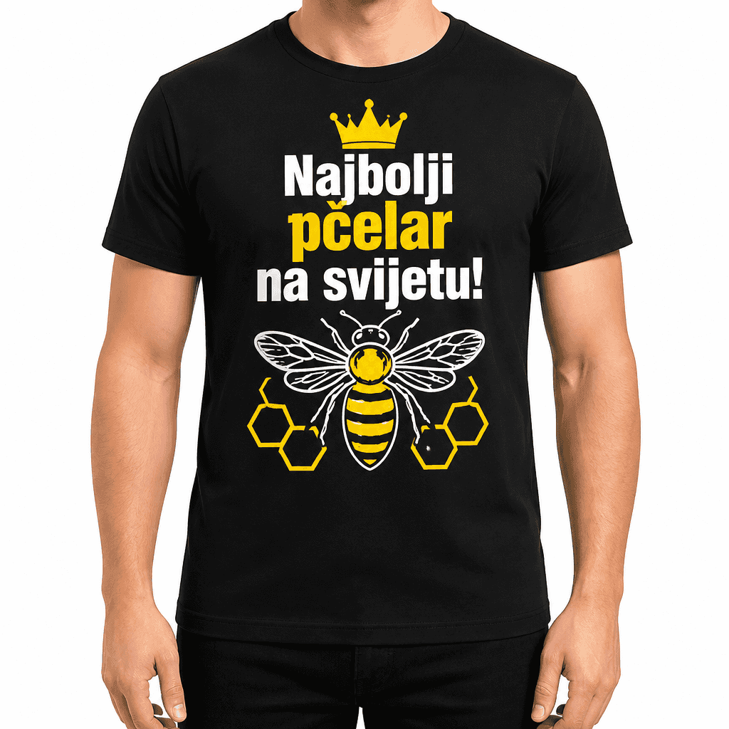 Majica za pÄelara ā Najbolji pÄelar na svijetu!