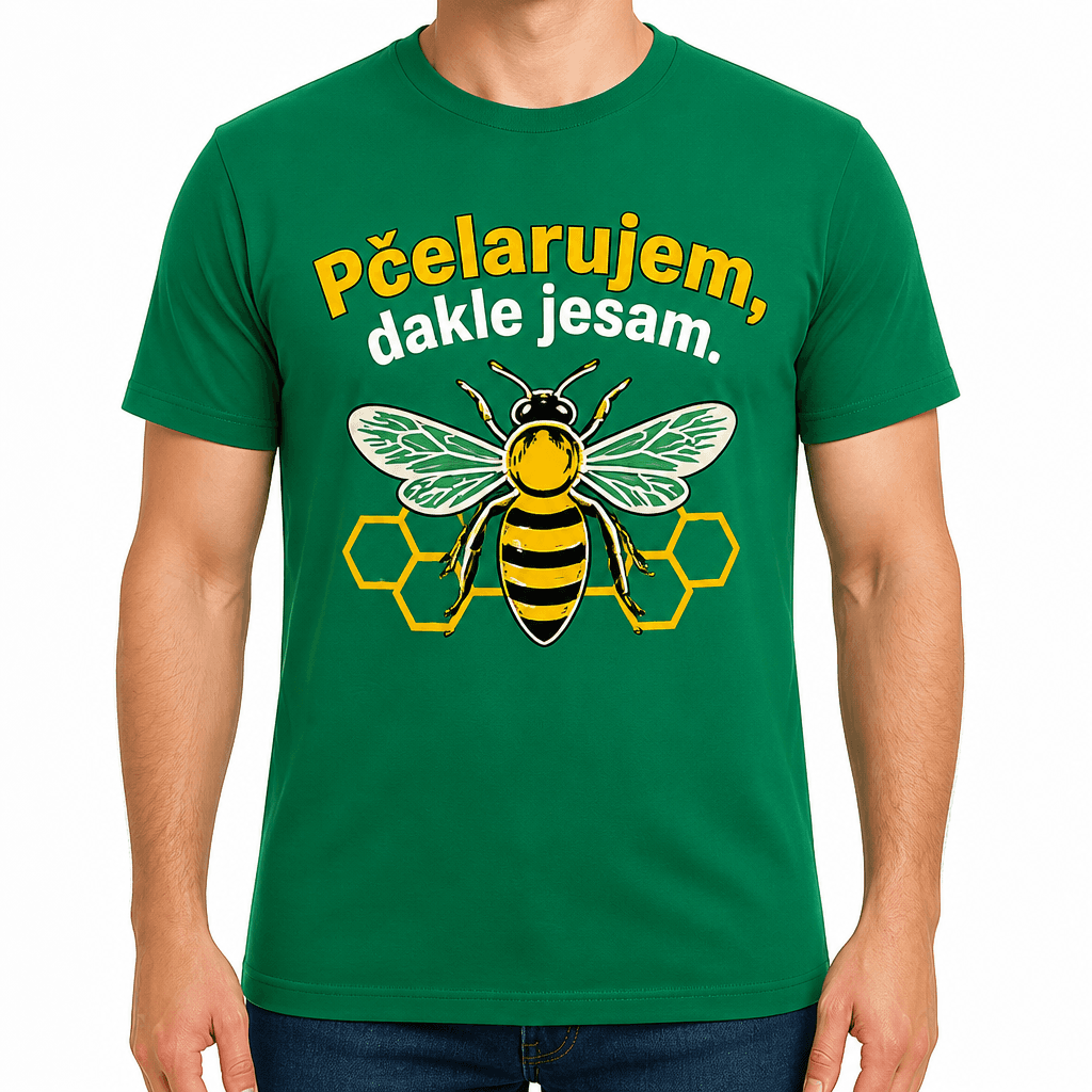 Majica za pčelara – Pčelarujem, dakle jesam.