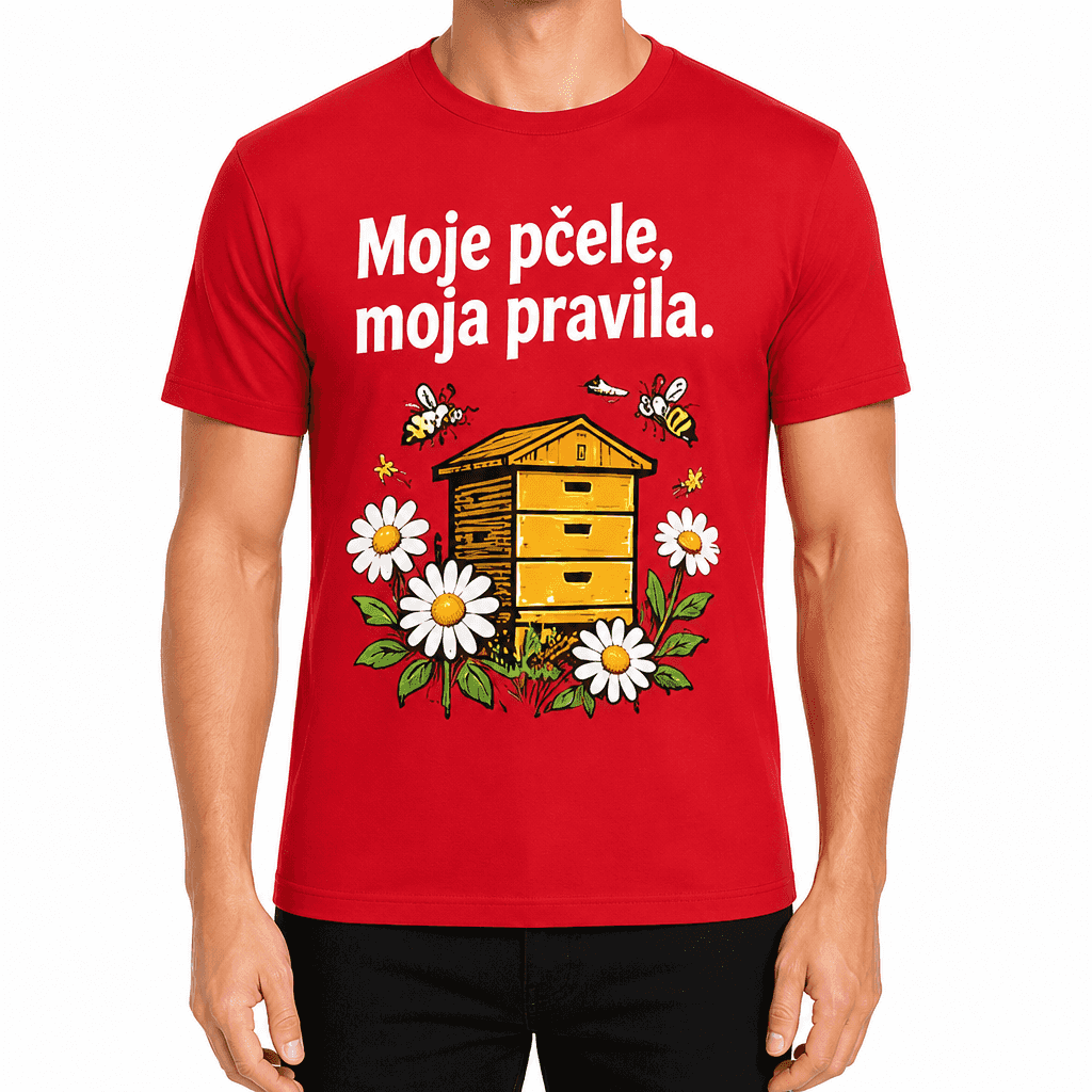 Majica za pÄelara ā Moje pÄele, moja pravila.