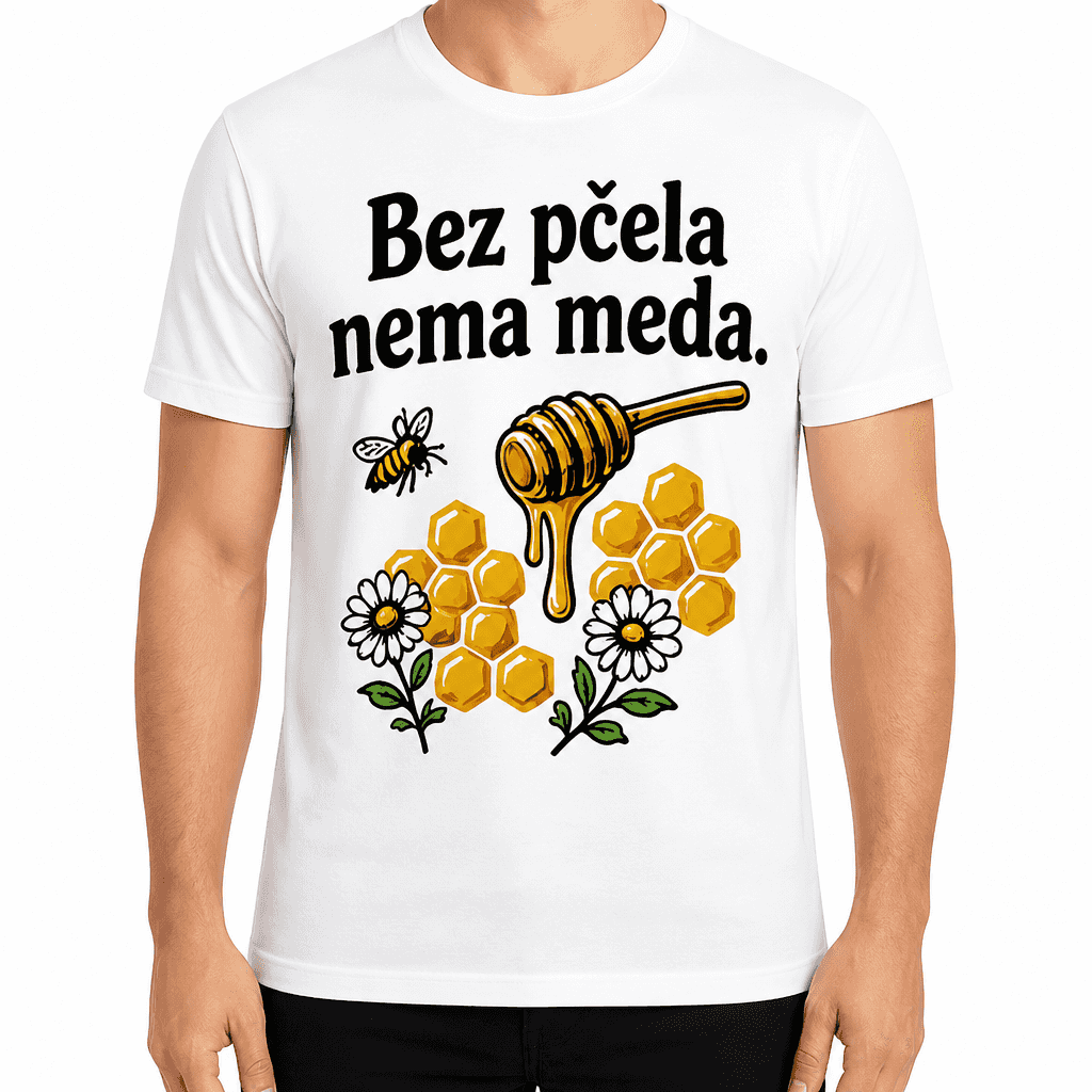 Majica za pÄelara ā Bez pÄela nema meda.