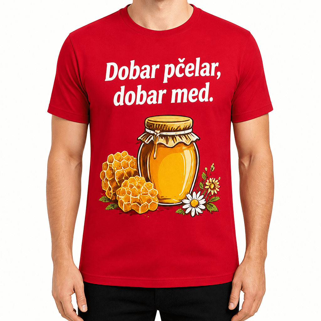 Majica za pčelara – Dobar pčelar, dobar med.