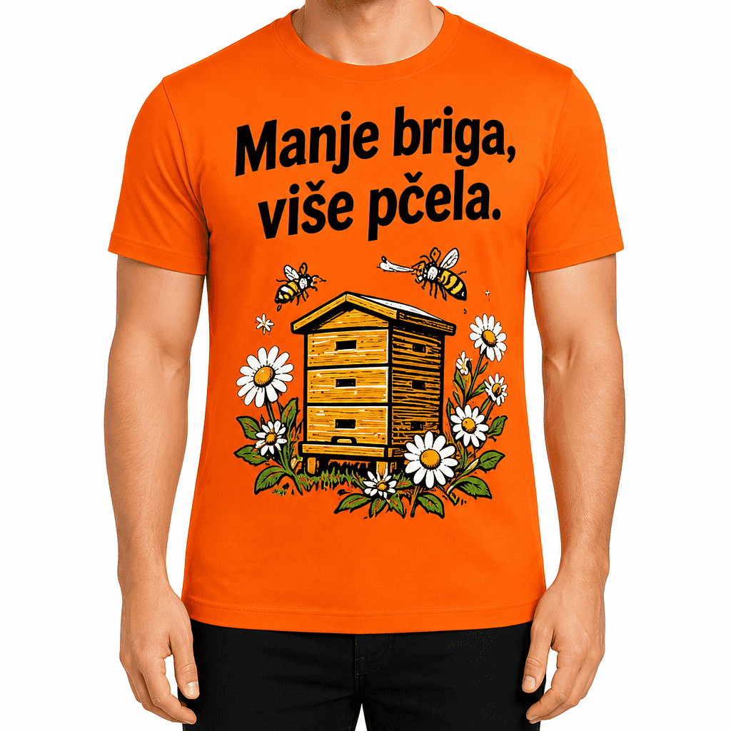 Majica za pÄelara ā Manje briga, viÅ”e pÄela.
