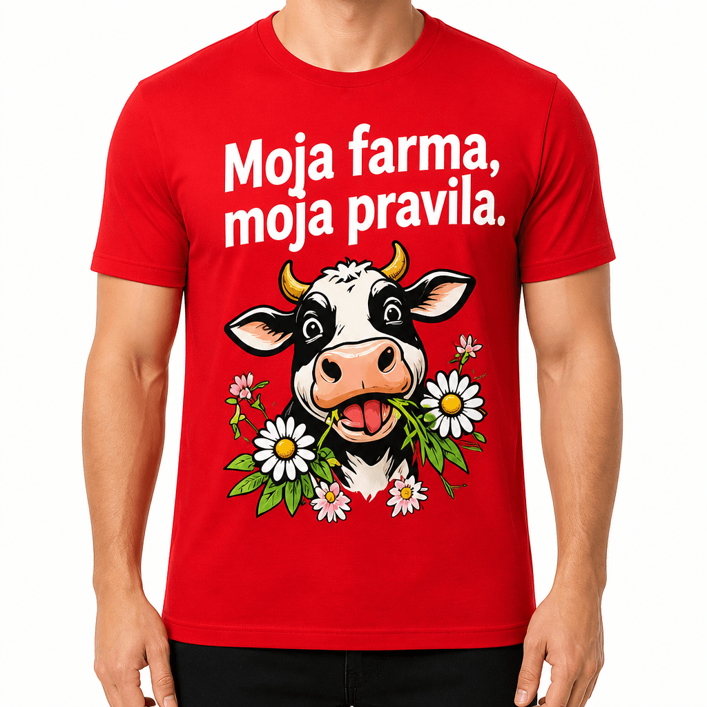 Majica za poljoprivrednika – Moja farma, moja pravila.