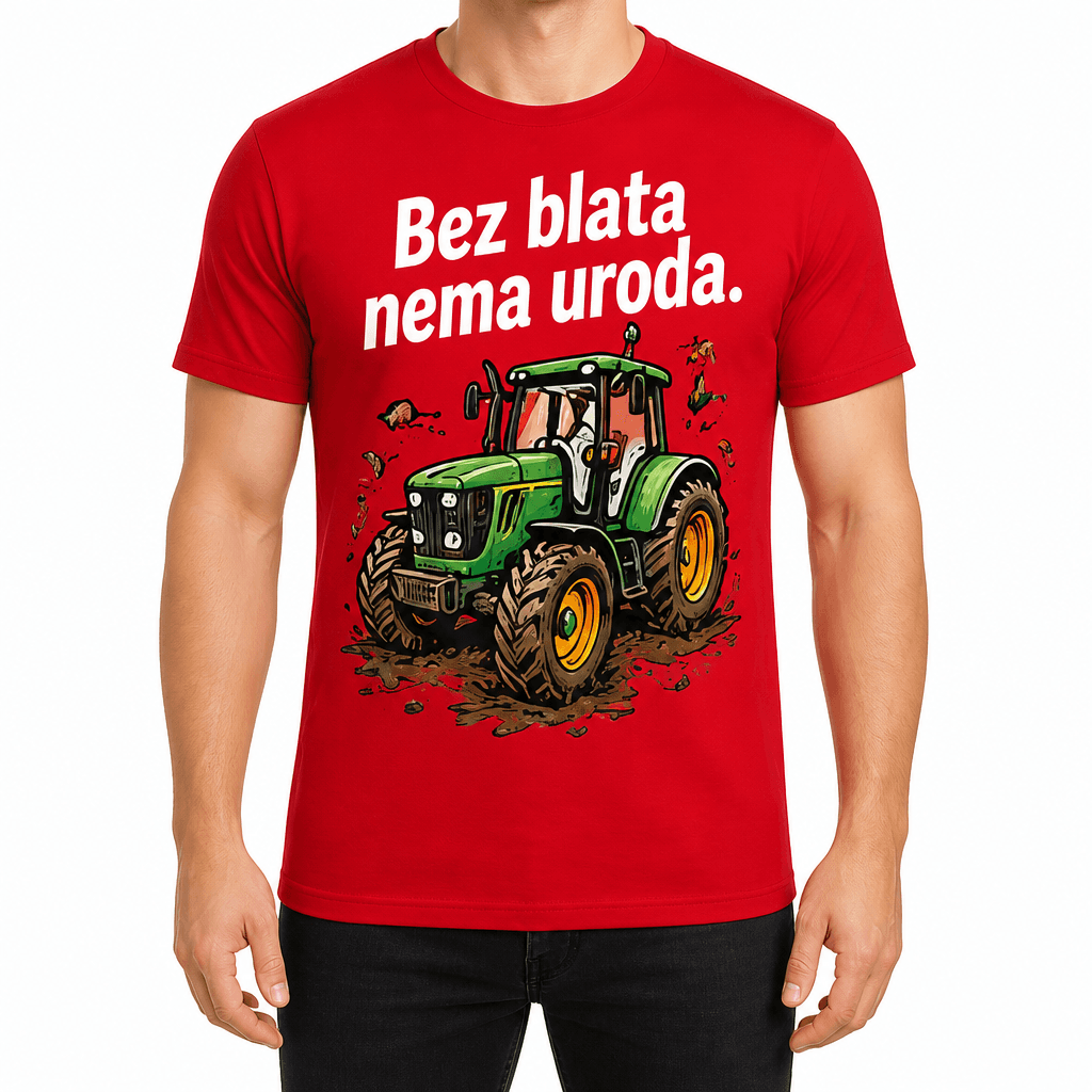 Majica za poljoprivrednika – Bez blata nema uroda.