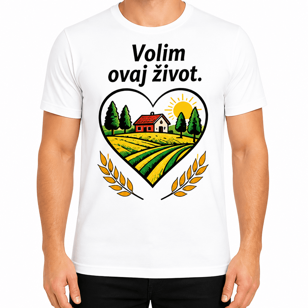 Majica za poljoprivrednika – Volim ovaj život.