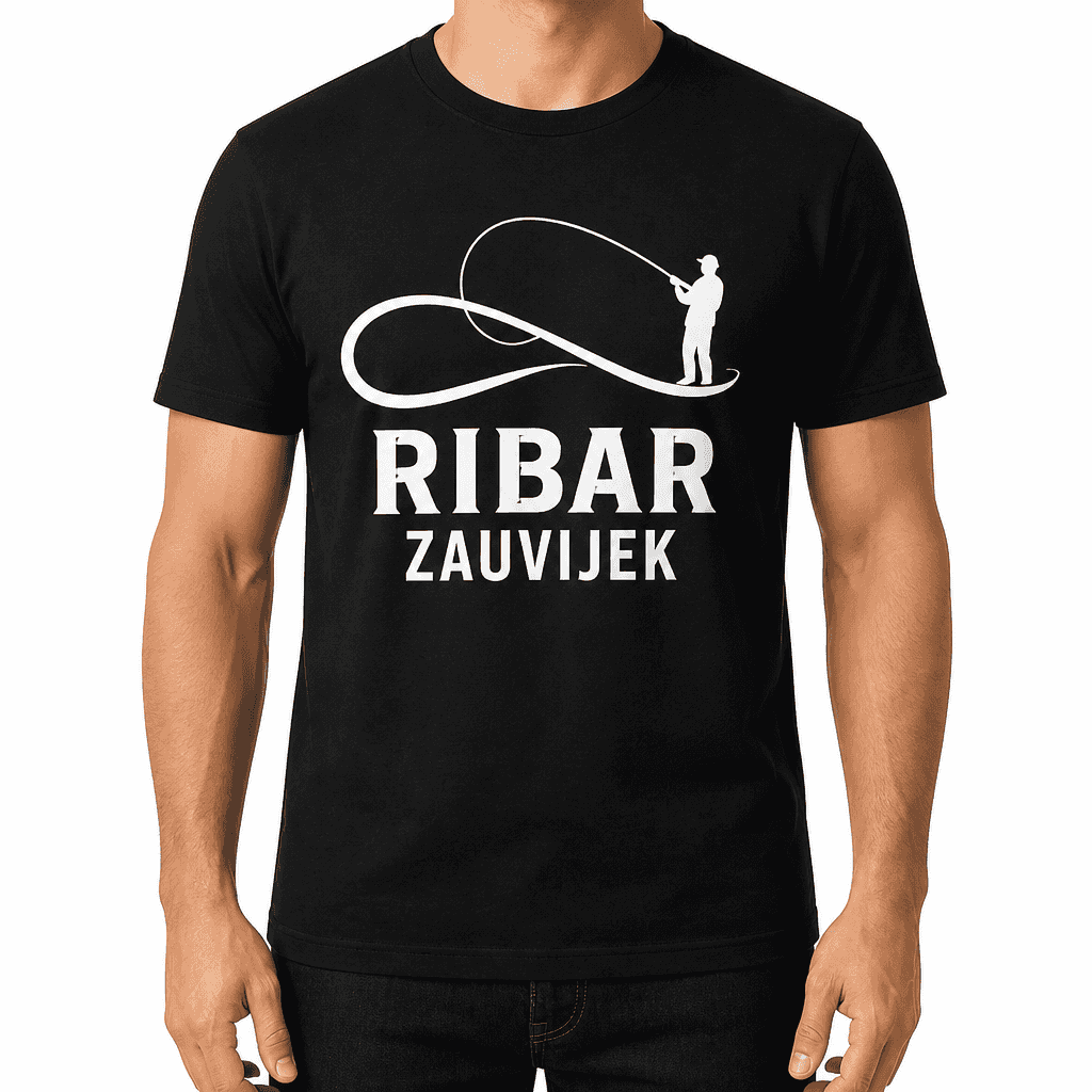 Majica za ribare – RIBAR ZAUVIJEK