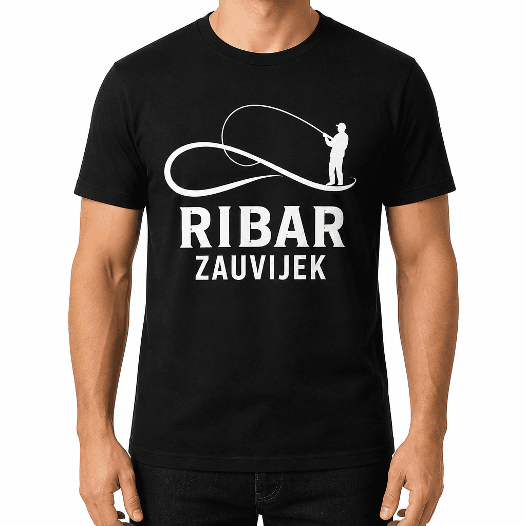 Majica za ribare – RIBAR ZAUVIJEK