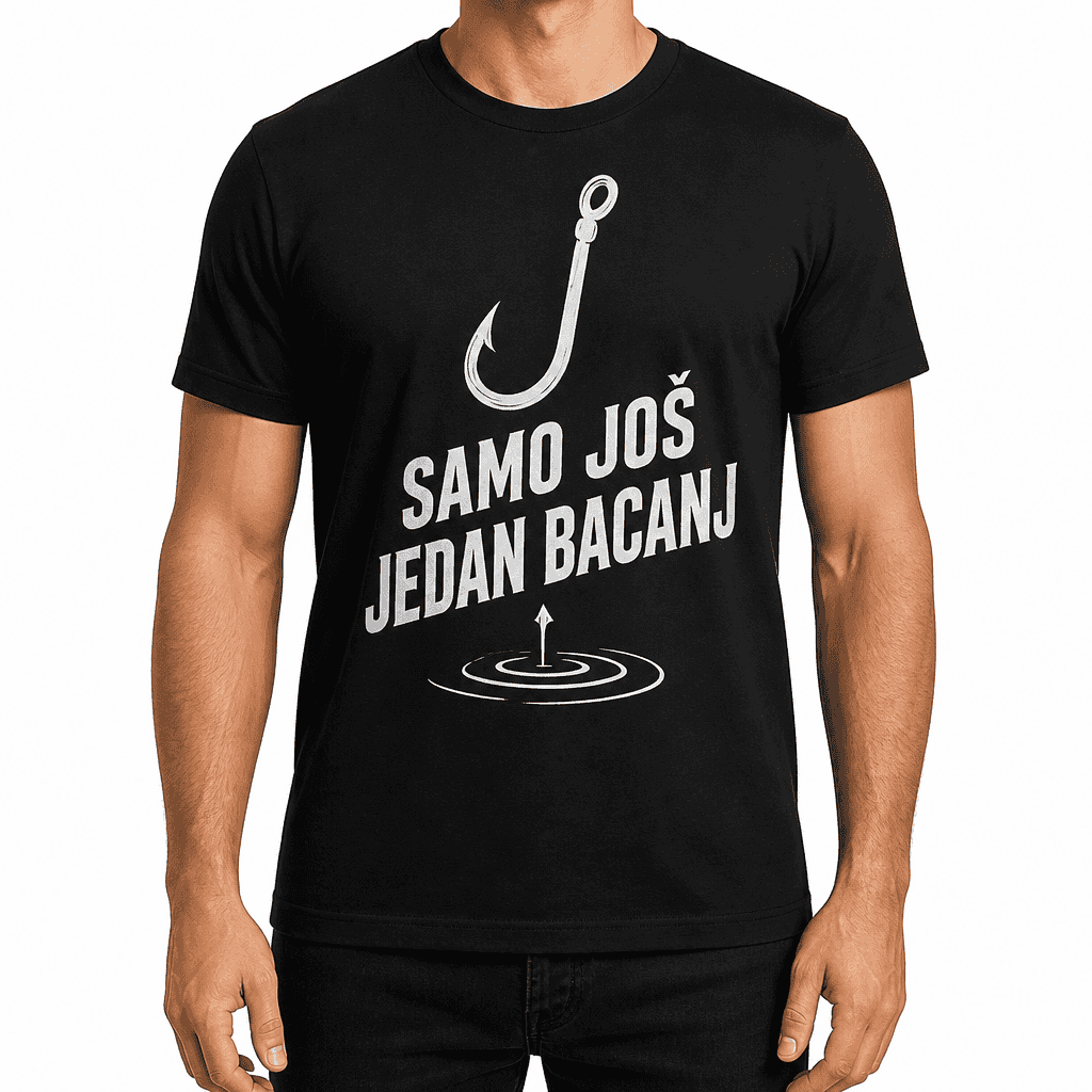 Majica za ribare – SAMO JOŠ JEDAN BACANJ