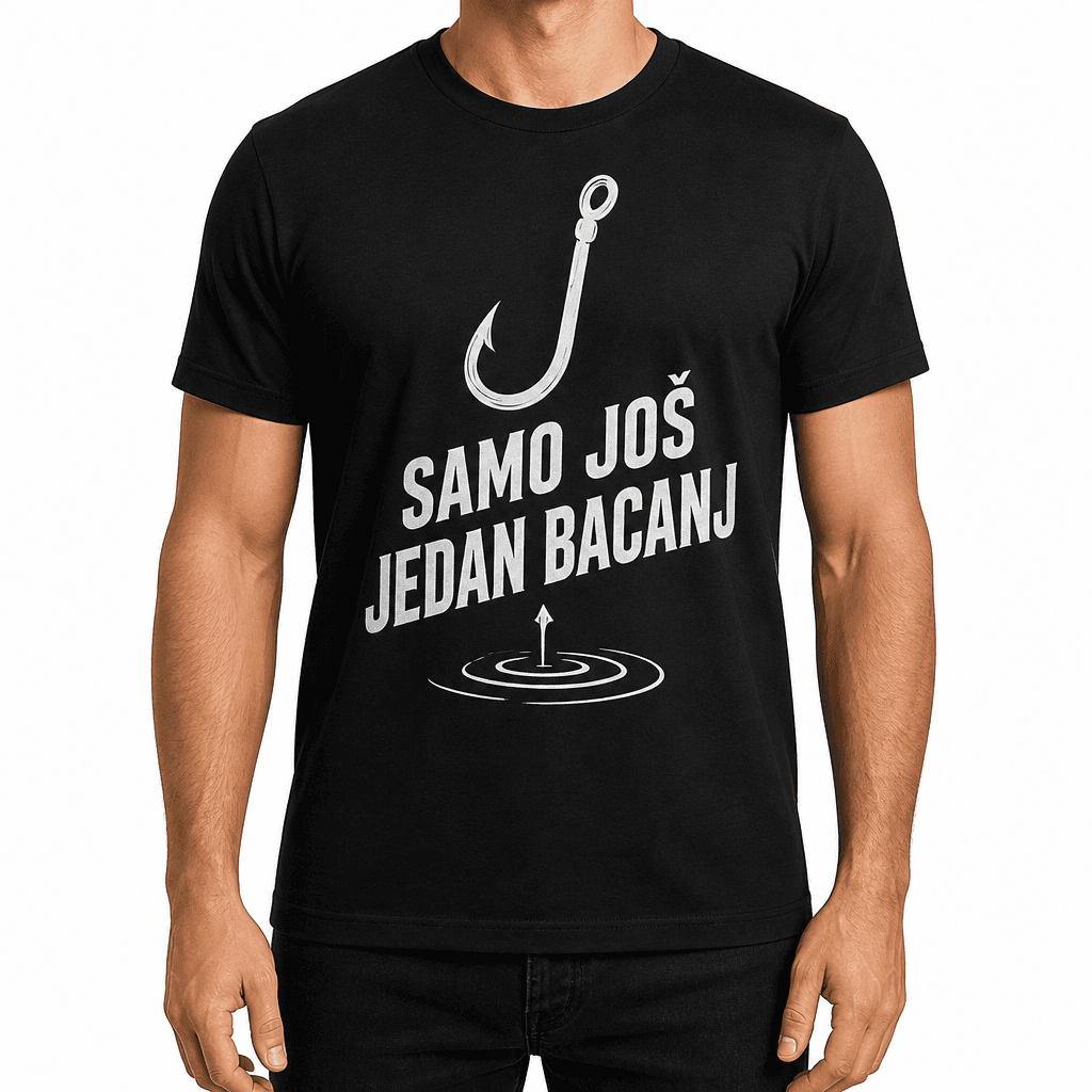 Majica za ribare – SAMO JOŠ JEDAN BACANJ