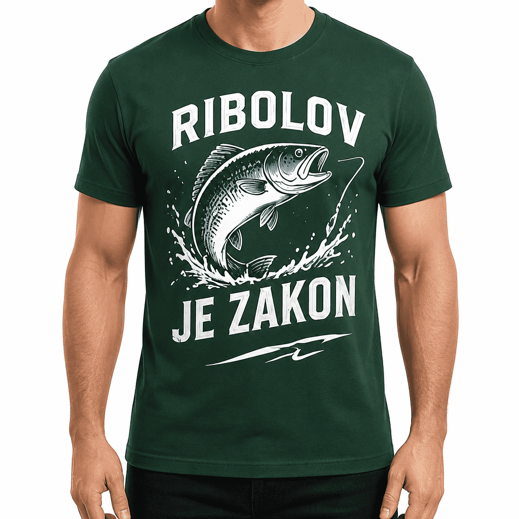 Majica za ribare – RIBOLOV JE ZAKON