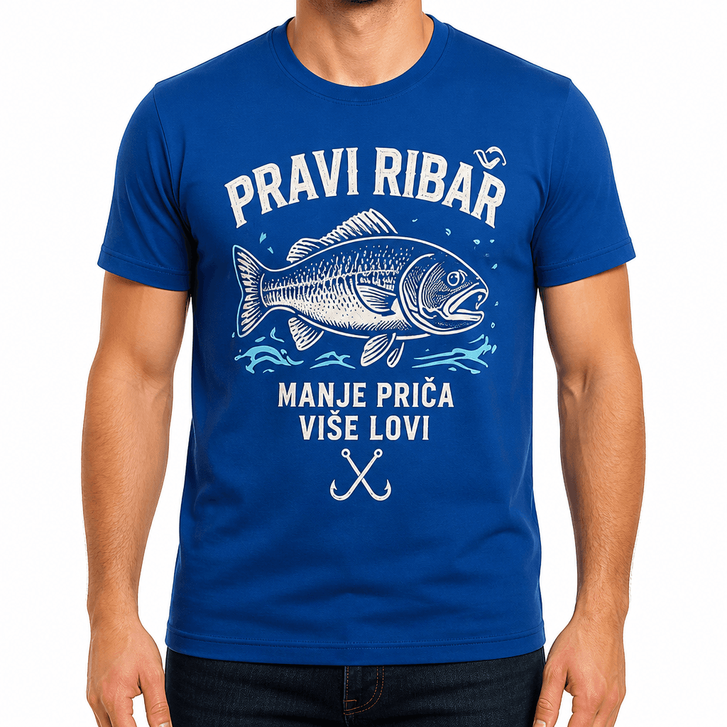 Majica za ribare – PRAVI RIBAR