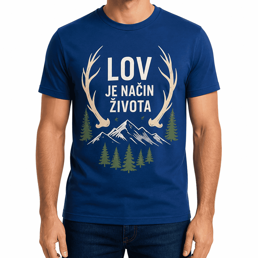 Majica za lovca – LOV JE NAČIN ŽIVOTA