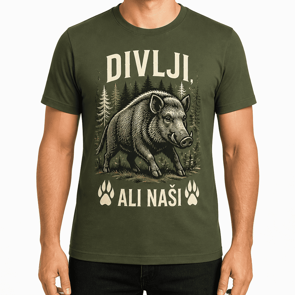 Majica za lovca – DIVLJI, ALI NAŠI