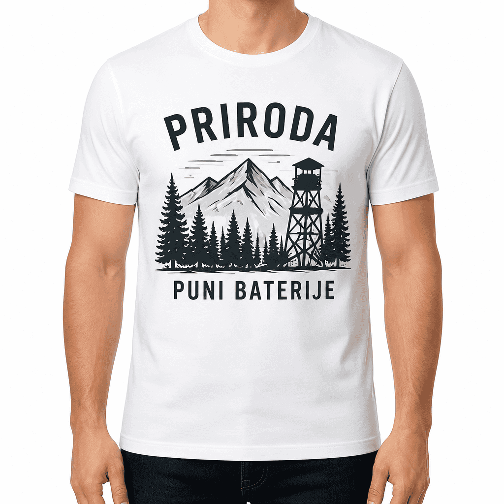 Majica za lovca – PRIRODA PUNI BATERIJE