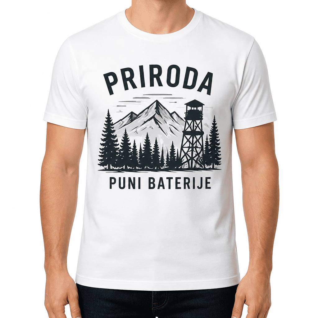 Majica za lovca – PRIRODA PUNI BATERIJE