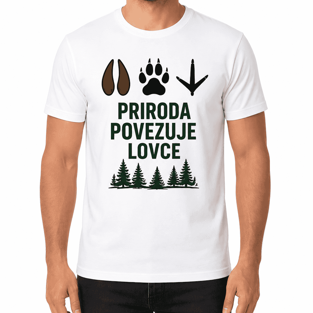 Majica za lovca – PRIRODA POVEZUJE LOVCE