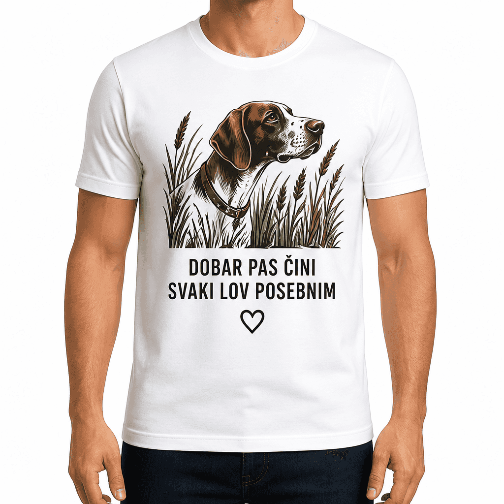 Majica za lovca – DOBAR PAS ČINI SVAKI LOV POSEBNIM