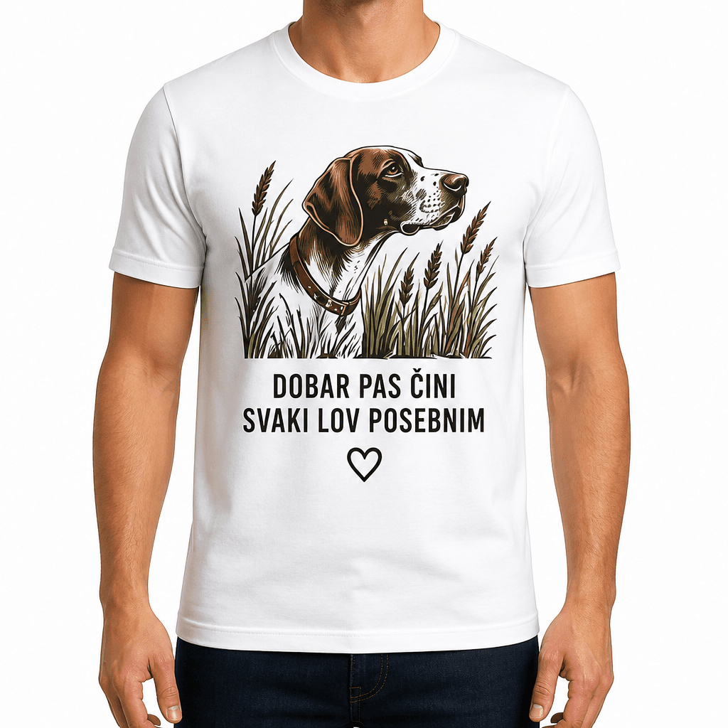 Majica za lovca – DOBAR PAS ČINI SVAKI LOV POSEBNIM