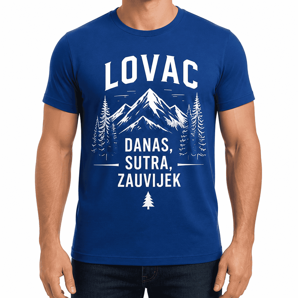 Majica za lovca – LOVAC DANAS, SUTRA, ZAUVIJEK