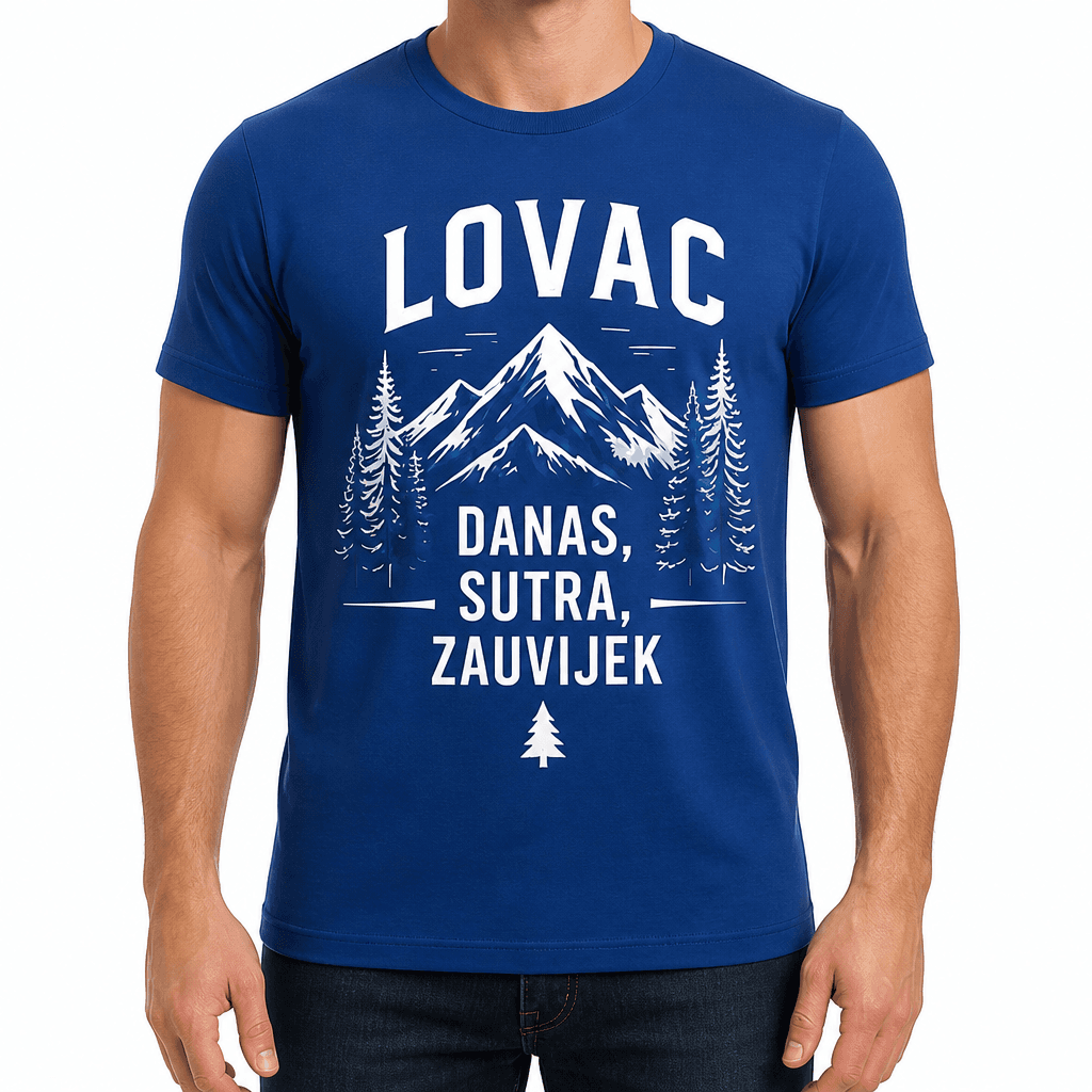 Majica za lovca – LOVAC DANAS, SUTRA, ZAUVIJEK