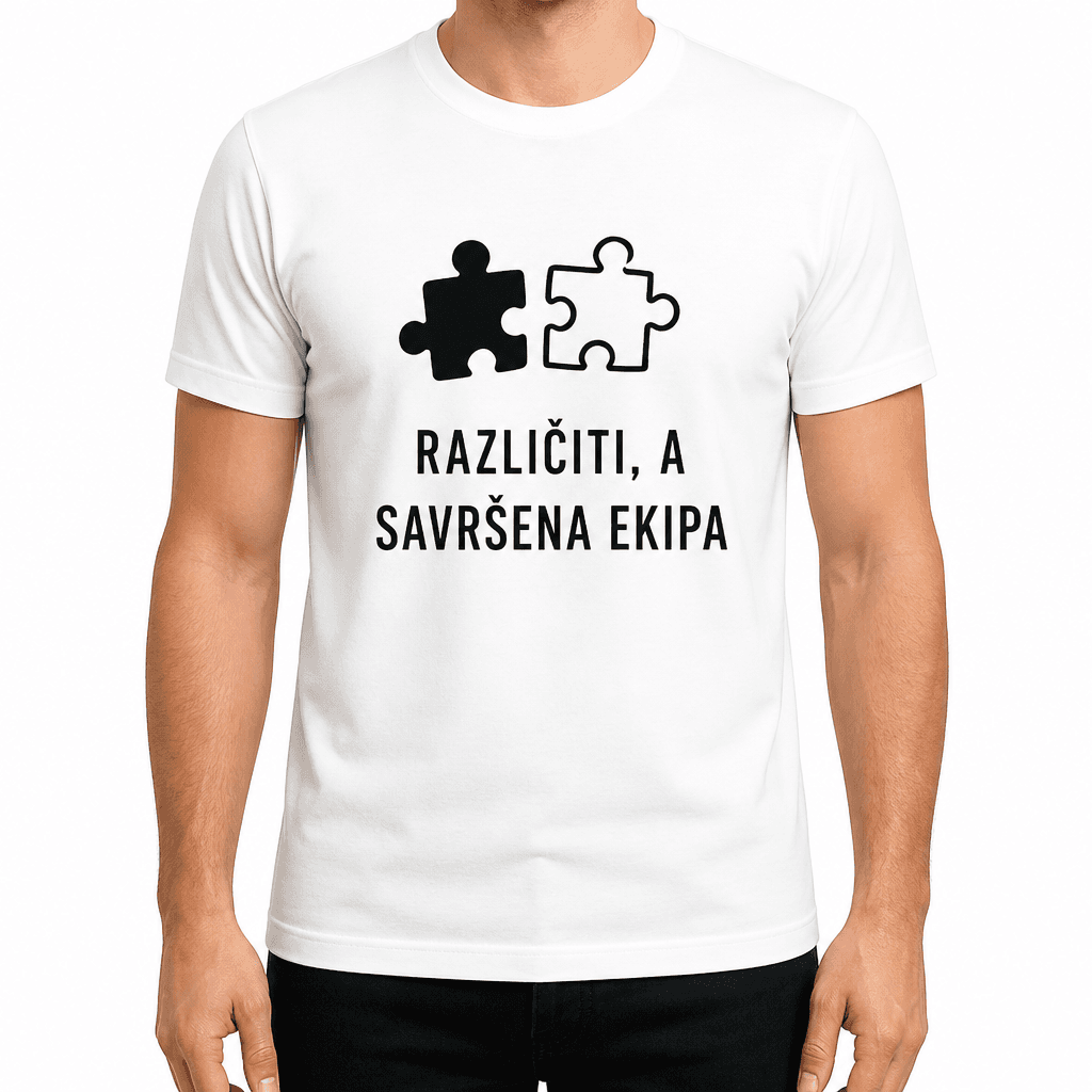 Majica za kolegu – RAZLIČITI, A SAVRŠENA EKIPA