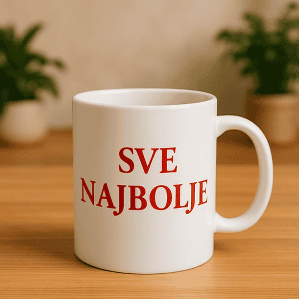 Šalica ‚SVE NAJBOLJE' - poklon za rođendan