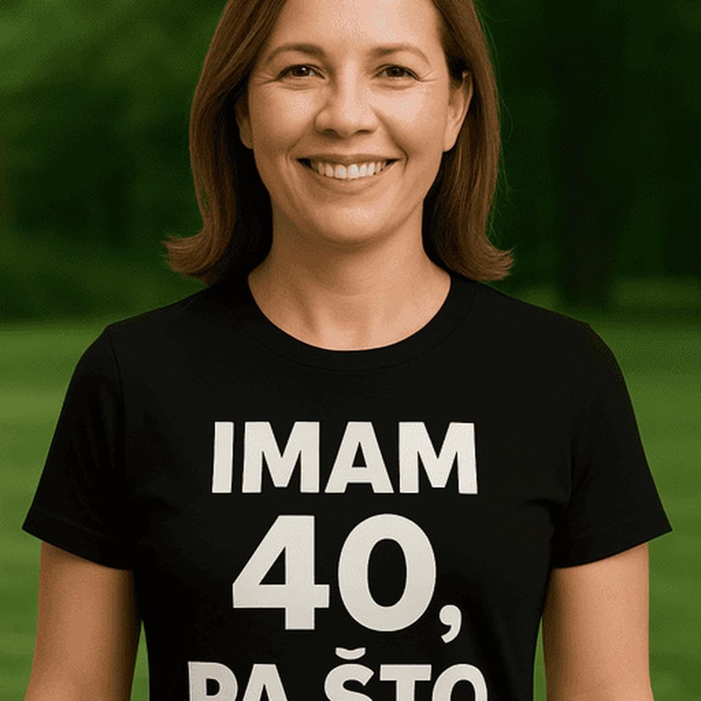 Majica za 40. rođendan - IMAM 40, PA ŠTO.