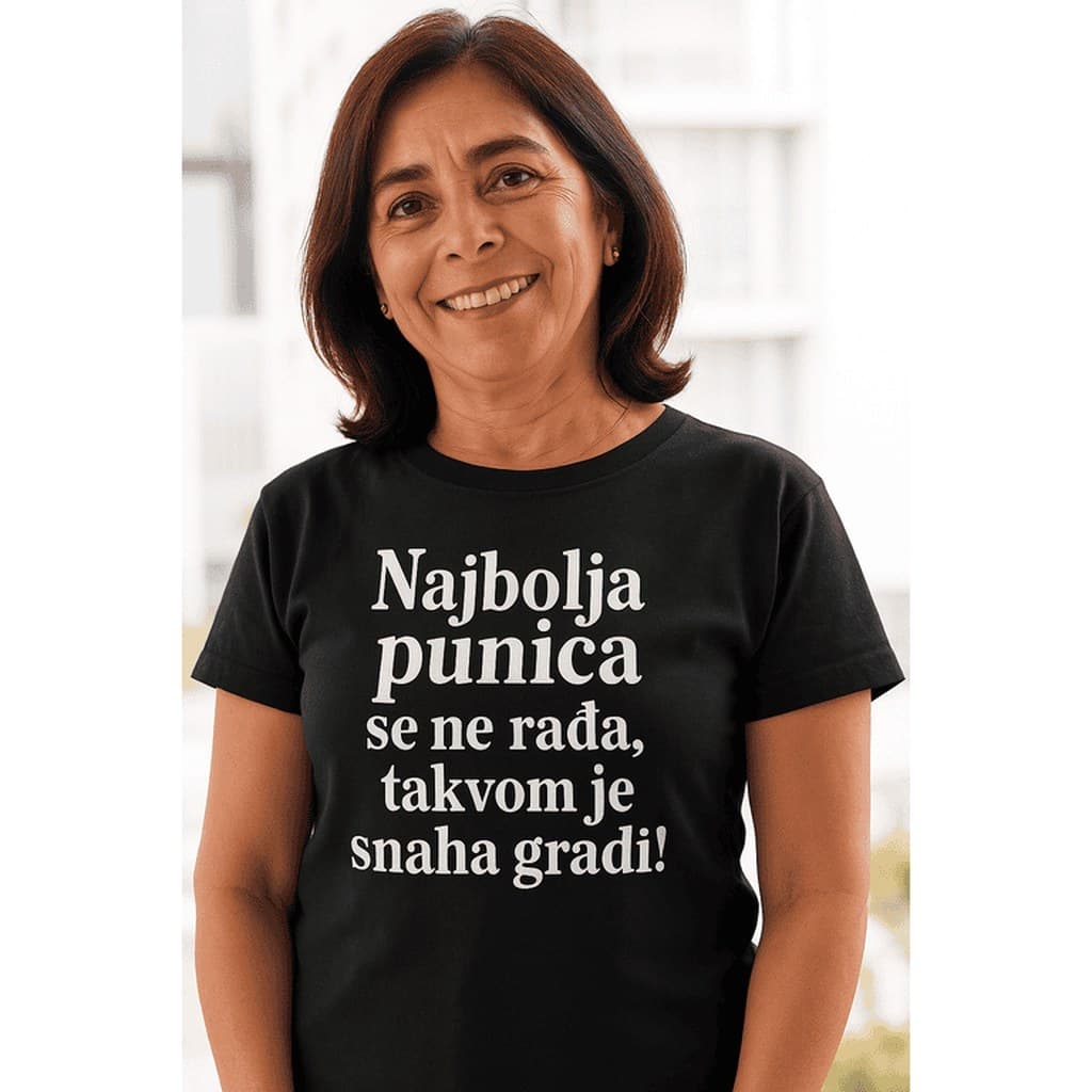 Majica za svekrvu „Najbolja svekrva se ne rađa“ – slika 2