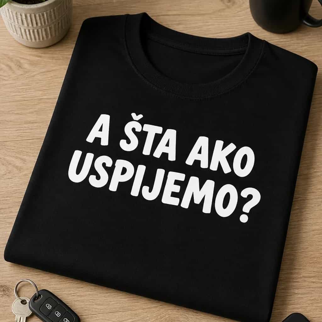 Majica za optimiste - A ŠTA AKO USPIJEMO?