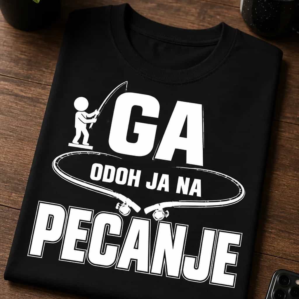 Majica za ribiče - GA ODOH JA NA PECANJE