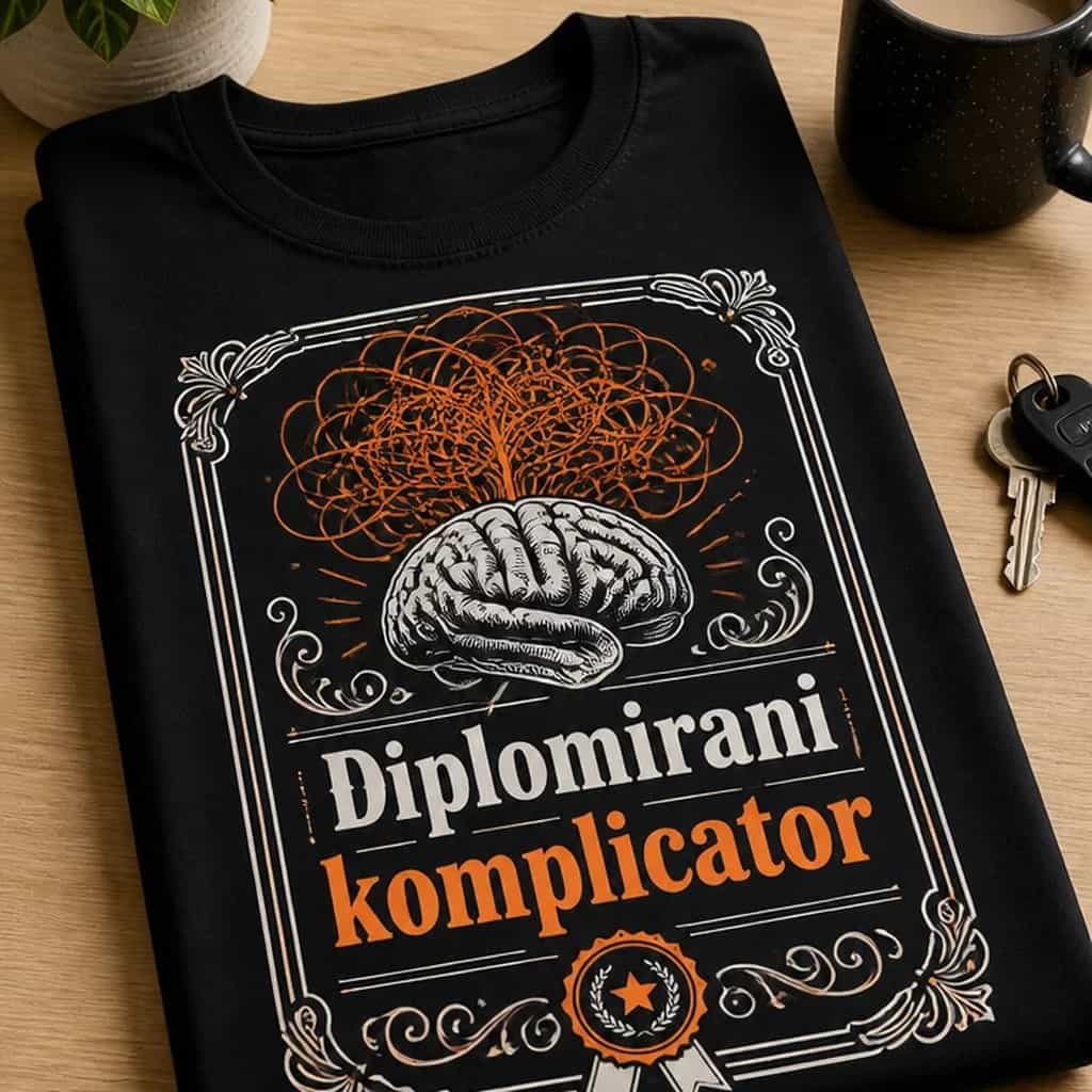 Majica Diplomirani komplicator