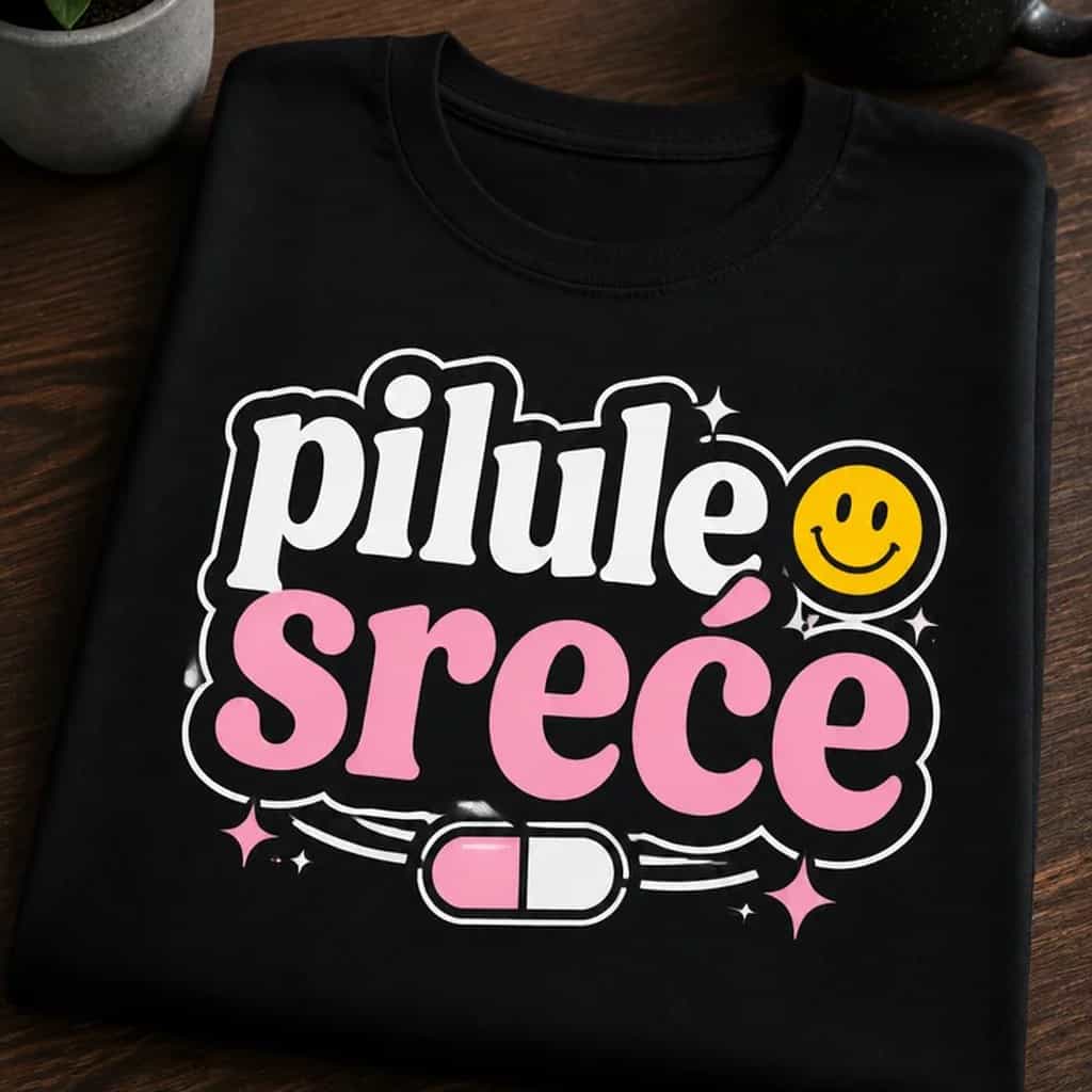 Majica pilule sreće - smiješan poklon